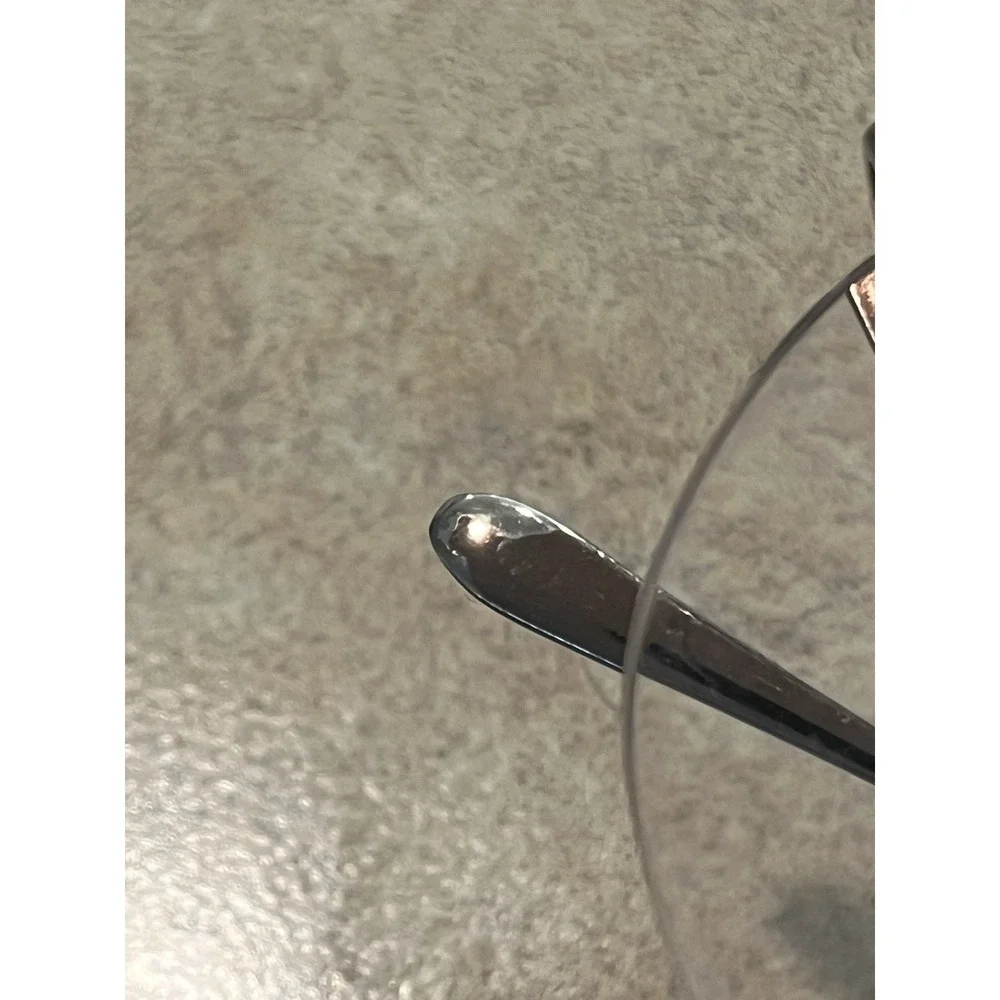 Vera Wang Capella 1 Titanium BR Brown Rimless Oval Womens Eyeglasses 50-18-133‎